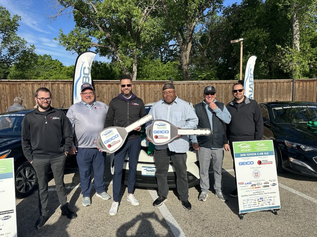 Crash Champions Donates Refurbished Vehicle to Veteran at NABC® Dallas Golf Fundraiser
